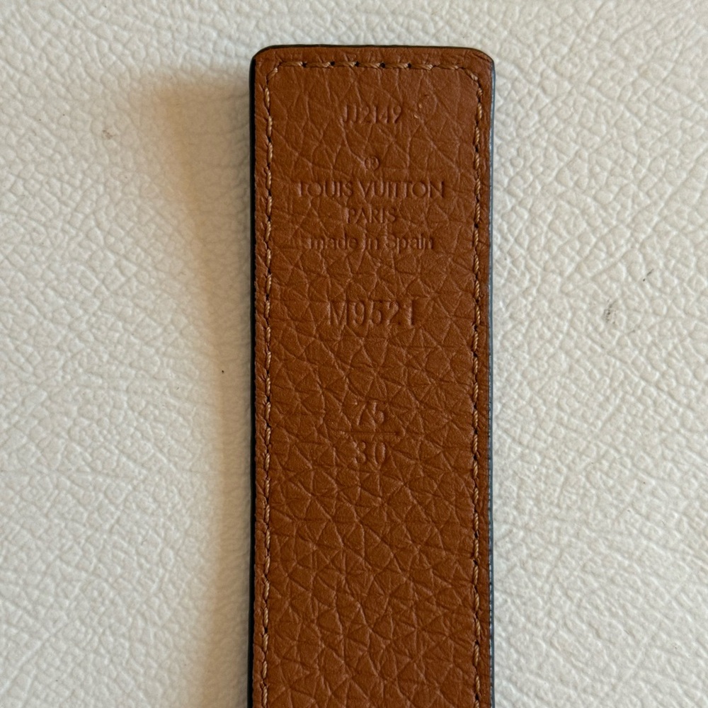 Louis Vuitton Double Sided Leather Black/Brown Belt - Picture 5 of 8